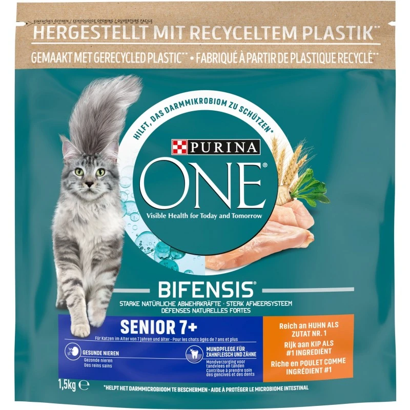 Bifensis Senior 7+ - Riche En Poulet Et Aux Céréales Complètes 1,5kg - One 3 Bifensis Senior 7+ - Riche En Poulet Et Aux Céréales Complètes 1,5kg - One