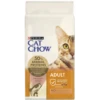 Cat Chow Adult Saumon 3kg - Purina -Poulet Boutique cat chow adult saumon 3kg purina 12251688 purina cat chow adult cat au saumon recette 100 complete et equilibree sans colorants