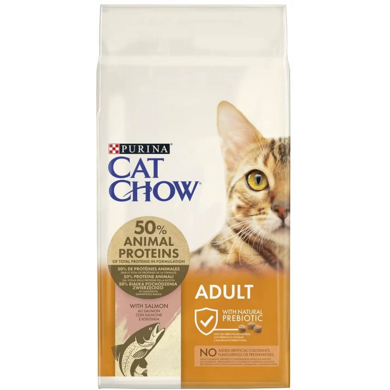 Cat Chow Adult Saumon 3kg - Purina 3 Cat Chow Adult Saumon 3kg - Purina