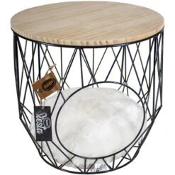 Caviar Panier Métal Noir 33x33x39cm