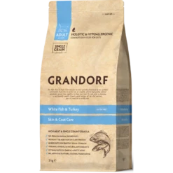 Chat Skin & Care - Poisson Blanc 2kg - Grandorf