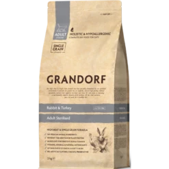 Chat Sterilized - Lapin Et Dinde 2kg - Grandorf