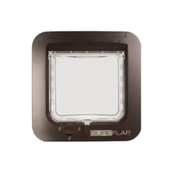 Chatière à Puce électrique 25x22x25cm Brun - Surflap