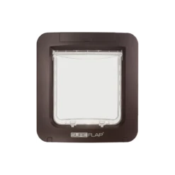 Grande Chatière à Puce électrique 31,7x27,2x31,7cm Brun - Surflap