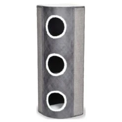 Grattoir Berta Gris/Blanc L-42x42x120cm - Duvo+