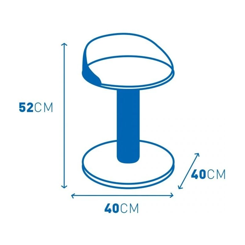 Grattoir Roxanne Empreintes Pattes Beige 40x40x52cm - Duvo+ 4 Grattoir Roxanne Empreintes Pattes Beige 40x40x52cm - Duvo+ – Image 2