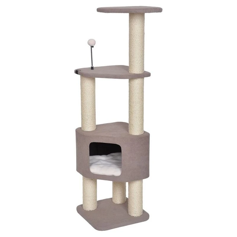 Griffoir Kobe Brun 37x37x128cm - Ebi 3 Griffoir Kobe Brun 37x37x128cm - Ebi