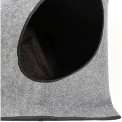 Hellen Maison De Chats Anthracite 80x80x75cm - Ebi -Poulet Boutique hellen maison de chats anthracite 80x80x75cm ebi 434 465189 ebi specifications maison en feutre de qualite superieure 3 mm finie 2