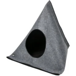 Hellen Maison De Chats Anthracite 80x80x75cm - Ebi