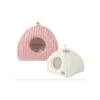 Igloo Ouate Naomi XL/Rose - Zolux -Poulet Boutique igloo ouate naomi xl rose zolux 500 134ros zolux igloo ouate naomiigloo ouatine porte ronde et coussin amovible nouvelle taille