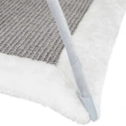Junior Tapis + Arc De Jeu En Sisal - Trixie -Poulet Boutique junior tapis arc de jeu en sisal trixie 43114 trixie junior tapis griffoir en peluche polyester 240 g m pliable couleur gris cla 2