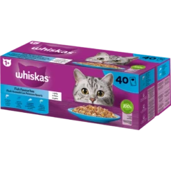 Les Poissons Favoris En Gelée 40x85gr - Whiskas