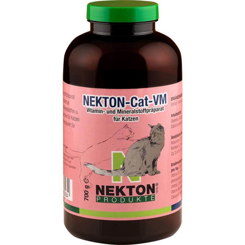 Nekton-Cat-VM Supplément De Vitamines Et Minéraux Pour Chats 700gr - Nekton 3 Nekton-Cat-VM Supplément De Vitamines Et Minéraux Pour Chats 700gr - Nekton
