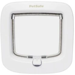 PetSafe Chatière à Verrouillage Manuel 4 Positions Blanc 21,9x21,9cm - Pet Solutions