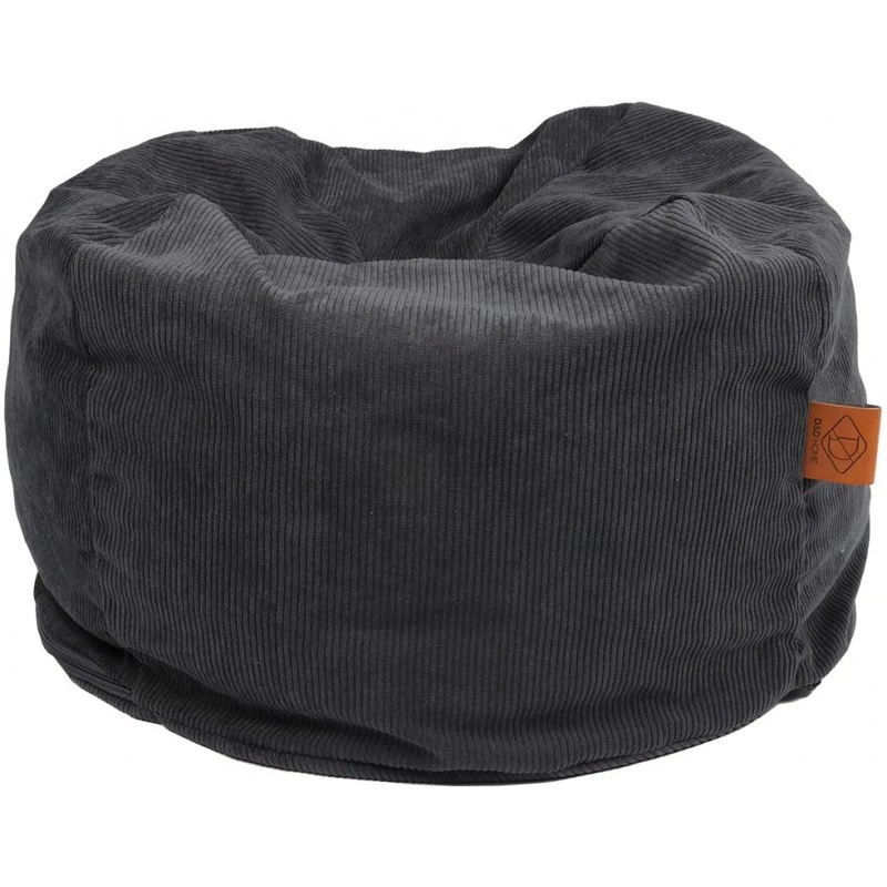 Pouf Gris Foncé 50x50x45cm 3 Pouf Gris Foncé 50x50x45cm