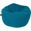Pouf Pétrole 50x50x45cm -Poulet Boutique pouf petrole 50x50x45cm 671 445051 duvo specifications pouf tendance en tissu cotele doux avec etiquette en cuir surface tres do