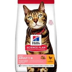 Science Plan Aliment Pour Chat Adulte Light Poulet 1,5kg - Hill's
