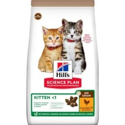 Science Plan NO GRAIN Aliment Pour Chaton Au Poulet 1,5kg - Hill's