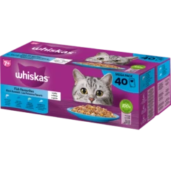 Senior 7+ Les Poissons Favoris En Gelée 40x85gr - Whiskas